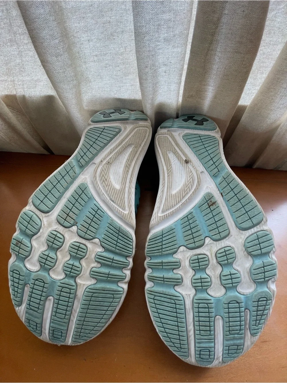 Under Armour Black & Teal Athletic Sneakers